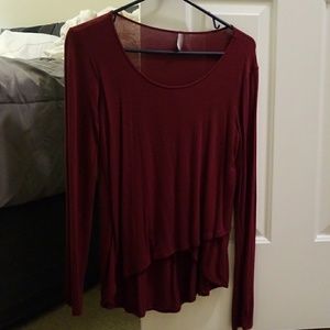 Short/long top from Vanity